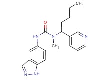 N'-1H-indazol-5-yl-N-methyl-N-(1-pyridin-3-ylpentyl)urea
