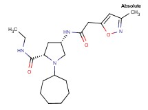 (4S)-1-cycloheptyl-N-ethyl-4-{[(3-methylisoxazol-5-yl)acetyl]amino}-L-prolinamide