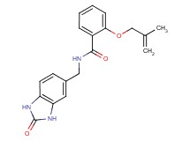 2-[(2-methylprop-2-en-1-yl)oxy]-N-[(2-oxo-2,3-dihydro-1H-benzimidazol-5-yl)methyl]benzamide