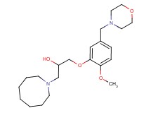 1-azocan-1-yl-3-[2-methoxy-5-(morpholin-4-ylmethyl)phenoxy]propan-2-ol