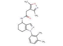 2-(3,5-dimethyl-4-isoxazolyl)-N-[1-(2,3-dimethylphenyl)-4,5,6,7-tetrahydro-1H-indazol-4-yl]acetamide