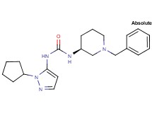 N-[(3S)-1-benzylpiperidin-3-yl]-N'-(1-cyclopentyl-1H-pyrazol-5-yl)urea