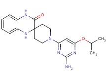 1-(2-amino-6-isopropoxy-4-pyrimidinyl)-1',4'-dihydro-3'H-spiro[piperidine-4,2'-quinoxalin]-3'-one