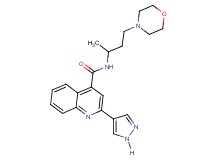 N-(1-methyl-3-morpholin-4-ylpropyl)-2-(1H-pyrazol-4-yl)quinoline-4-carboxamide