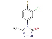 4-(3-chloro-4-fluorophenyl)-5-methyl-2,4-dihydro-3H-1,2,4-triazol-3-one