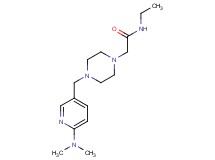 2-(4-{[6-(dimethylamino)-3-pyridinyl]methyl}-1-piperazinyl)-N-ethylacetamide