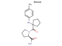 (2R)-1-({1-[(4-methylphenyl)amino]cyclopentyl}carbonyl)pyrrolidine-2-carboxamide