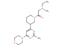 N-ethyl-N-methyl-2-{3-[2-methyl-6-(4-morpholinyl)-4-pyrimidinyl]-1-piperidinyl}-2-oxoethanamine