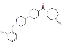 1'-(2-methylbenzyl)-4-[(4-methyl-1,4-diazepan-1-yl)carbonyl]-1,4'-bipiperidine