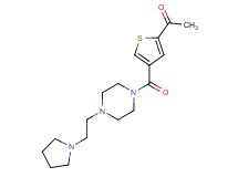 1-(4-{[4-(2-pyrrolidin-1-ylethyl)piperazin-1-yl]carbonyl}-2-thienyl)ethanone