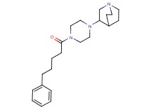 3-[4-(5-phenylpentanoyl)-1-piperazinyl]quinuclidine