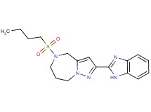 2-(1H-benzimidazol-2-yl)-5-(butylsulfonyl)-5,6,7,8-tetrahydro-4H-pyrazolo[1,5-a][1,4]diazepine