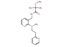 2-methoxy-2-methyl-N-({2-[methyl(2-pyridin-2-ylethyl)amino]pyridin-3-yl}methyl)propanamide