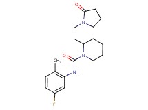 N-(5-fluoro-2-methylphenyl)-2-[2-(2-oxo-1-pyrrolidinyl)ethyl]-1-piperidinecarboxamide