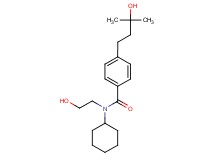 N-cyclohexyl-N-(2-hydroxyethyl)-4-(3-hydroxy-3-methylbutyl)benzamide