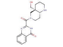 2-{[(4aS*,8aR*)-4a-(hydroxymethyl)octahydro-1,6-naphthyridin-6(2H)-yl]carbonyl}-4(3H)-quinazolinone