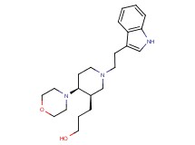 3-{(3R*,4S*)-1-[2-(1H-indol-3-yl)ethyl]-4-morpholin-4-ylpiperidin-3-yl}propan-1-ol