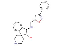 (2R*,3R*)-3-{[(3-phenyl-5-isoxazolyl)methyl]amino}-2,3-dihydrospiro[indene-1,4'-piperidin]-2-ol