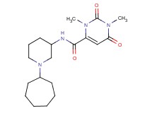 N-(1-cycloheptyl-3-piperidinyl)-1,3-dimethyl-2,6-dioxo-1,2,3,6-tetrahydro-4-pyrimidinecarboxamide
