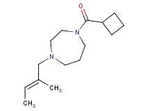 1-(cyclobutylcarbonyl)-4-[(2E)-2-methylbut-2-en-1-yl]-1,4-diazepane