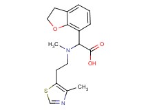 2,3-dihydro-1-benzofuran-7-yl{methyl[2-(4-methyl-1,3-thiazol-5-yl)ethyl]amino}acetic acid