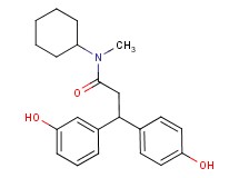 N-cyclohexyl-3-(3-hydroxyphenyl)-3-(4-hydroxyphenyl)-N-methylpropanamide