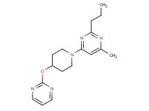 4-methyl-2-propyl-6-[4-(pyrimidin-2-yloxy)piperidin-1-yl]pyrimidine