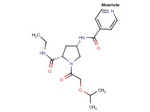 N-[(3S,5S)-5-[(ethylamino)carbonyl]-1-(isopropoxyacetyl)pyrrolidin-3-yl]isonicotinamide