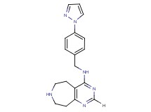 N-[4-(1H-pyrazol-1-yl)benzyl]-6,7,8,9-tetrahydro-5H-pyrimido[4,5-d]azepin-4-amine