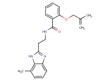 N-[2-(7-methyl-1H-benzimidazol-2-yl)ethyl]-2-[(2-methylprop-2-en-1-yl)oxy]benzamide