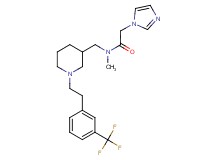 2-(1H-imidazol-1-yl)-N-methyl-N-[(1-{2-[3-(trifluoromethyl)phenyl]ethyl}-3-piperidinyl)methyl]acetamide
