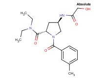 (4R)-N,N-diethyl-4-(glycoloylamino)-1-(3-methylbenzoyl)-L-prolinamide