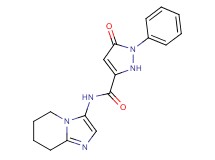 5-oxo-1-phenyl-N-(5,6,7,8-tetrahydroimidazo[1,2-a]pyridin-3-yl)-2,5-dihydro-1H-pyrazole-3-carboxamide