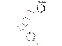 (1R)-2-[3-(4-chlorophenyl)-1,4,6,7-tetrahydro-5H-pyrazolo[4,3-c]pyridin-5-yl]-1-phenylethanol