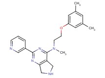 N-[2-(3,5-dimethylphenoxy)ethyl]-N-methyl-2-(3-pyridinyl)-6,7-dihydro-5H-pyrrolo[3,4-d]pyrimidin-4-amine