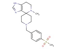 5-methyl-1'-[4-(methylsulfonyl)benzyl]-1,5,6,7-tetrahydrospiro[imidazo[4,5-c]pyridine-4,4'-piperidine]