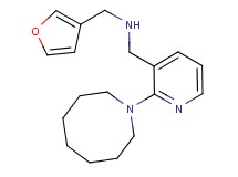 1-[2-(1-azocanyl)-3-pyridinyl]-N-(3-furylmethyl)methanamine