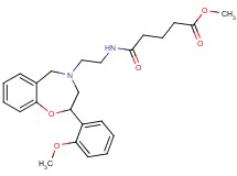 methyl 5-({2-[2-(2-methoxyphenyl)-2,3-dihydro-1,4-benzoxazepin-4(5H)-yl]ethyl}amino)-5-oxopentanoate