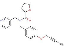 N-[4-(2-butyn-1-yloxy)benzyl]-N-(3-pyridinylmethyl)tetrahydro-2-furancarboxamide
