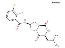 2,3-difluoro-N-[(3S,7S,8aS)-3-isobutyl-1,4-dioxooctahydropyrrolo[1,2-a]pyrazin-7-yl]benzamide