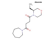 1-{4-[(3S)-3-ethylmorpholin-4-yl]-4-oxobutanoyl}azepane