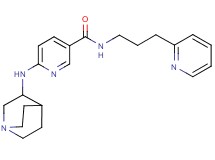 6-(1-azabicyclo[2.2.2]oct-3-ylamino)-N-[3-(2-pyridinyl)propyl]nicotinamide