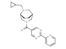(1R*,5R*)-6-(cyclopropylmethyl)-3-{[2-(2-pyridinyl)-5-pyrimidinyl]carbonyl}-3,6-diazabicyclo[3.2.2]nonane