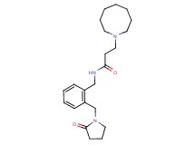 3-azocan-1-yl-N-{2-[(2-oxopyrrolidin-1-yl)methyl]benzyl}propanamide