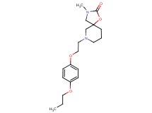 3-methyl-7-[2-(4-propoxyphenoxy)ethyl]-1-oxa-3,7-diazaspiro[4.5]decan-2-one
