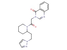 3-(2-oxo-2-{2-[2-(1H-pyrazol-1-yl)ethyl]-1-piperidinyl}ethyl)-4(3H)-quinazolinone
