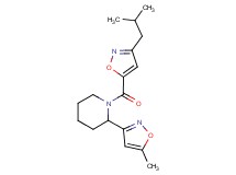 1-[(3-isobutyl-5-isoxazolyl)carbonyl]-2-(5-methyl-3-isoxazolyl)piperidine