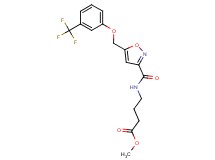 methyl 4-{[(5-{[3-(trifluoromethyl)phenoxy]methyl}-3-isoxazolyl)carbonyl]amino}butanoate