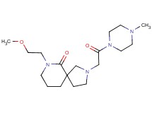 7-(2-methoxyethyl)-2-[2-(4-methylpiperazin-1-yl)-2-oxoethyl]-2,7-diazaspiro[4.5]decan-6-one