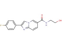 2-(4-fluorophenyl)-N-(2-hydroxyethyl)imidazo[1,2-a]pyridine-6-carboxamide